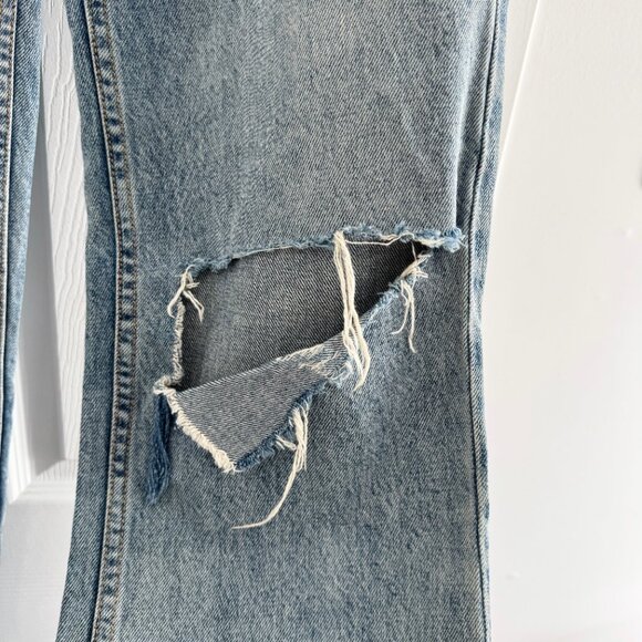 KSUBI Playback "Skream Trashed" High Waisted Distressed Jean, size 26 - Picture 4 of 13